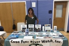 Photo; CFRW volunteer, Dana Sargent's phone: GenX Exposure Study Recruitment - Wilmington Health Fair, May 5, 2018