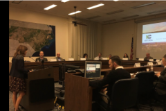 Photo Kemp Burdette: CFRW's Dana Sargent speaking at the Science Advisory Board Meeting, Raleigh, March 19, 2018