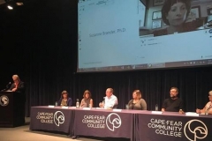 Photo Kemp Burdette: CFRW's Dana Sargent among esteemed panel at Clean Water Week: What's In Your Water Panel Discussion, Wilmington, June 7, 2018